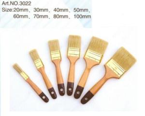Wholesale Wooden handle pure natural bristle Chinese bristle mix 6 piece paint brush sets No.3022 from china suppliers