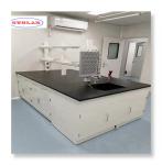 Research Grade Chemistry Lab Furniture Lab Island Bench with Sand Blasting 1-5
