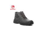 Work Environment PU Sole Safety Shoes , Steel Toe Security Guard Shoes Anti
