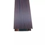 1.4mm Anodized Aluminum Profiles 3D Hand Felt Wood Grain Heat Transfer