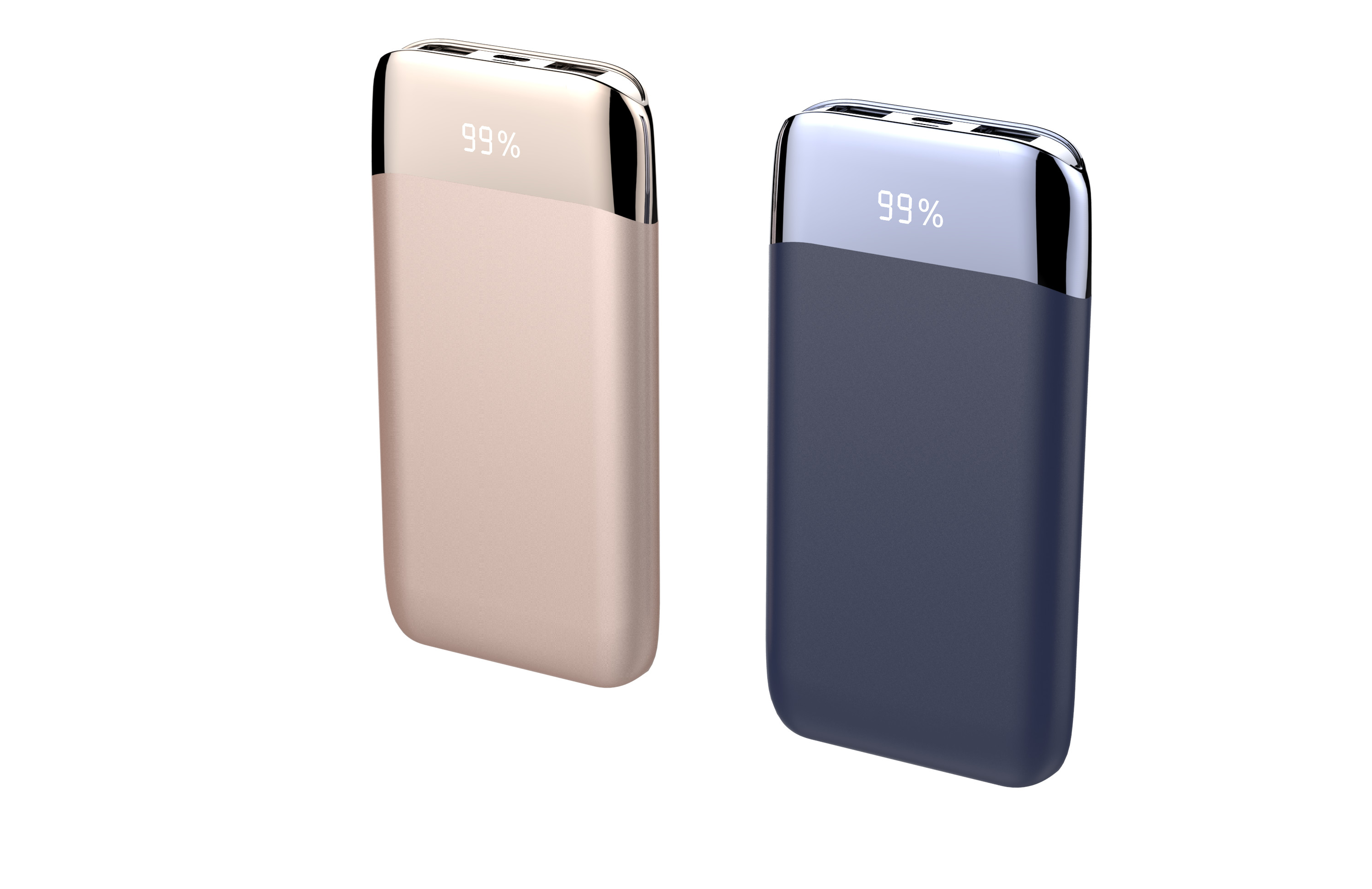 WIRELESS POWERBANK WITH LED DISPLAY Portable Power Bank Charger QI Wireless Charge 2 INPUT 2 OUTPUT+WIRELESS CHARGER