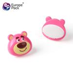 Cartoon Strawberry bear Little Green Men shape cute Strawberry bear comb