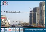 H 6.8m L10m CCTV Camera Pole , Anti Rust CCTV Mounting Poles