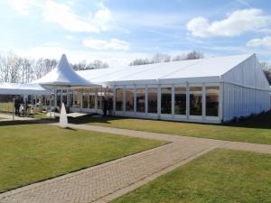 Wholesale Glass Wall Clearspan Structure Large Wedding Tents 25x25m Large Party Carpas from china suppliers