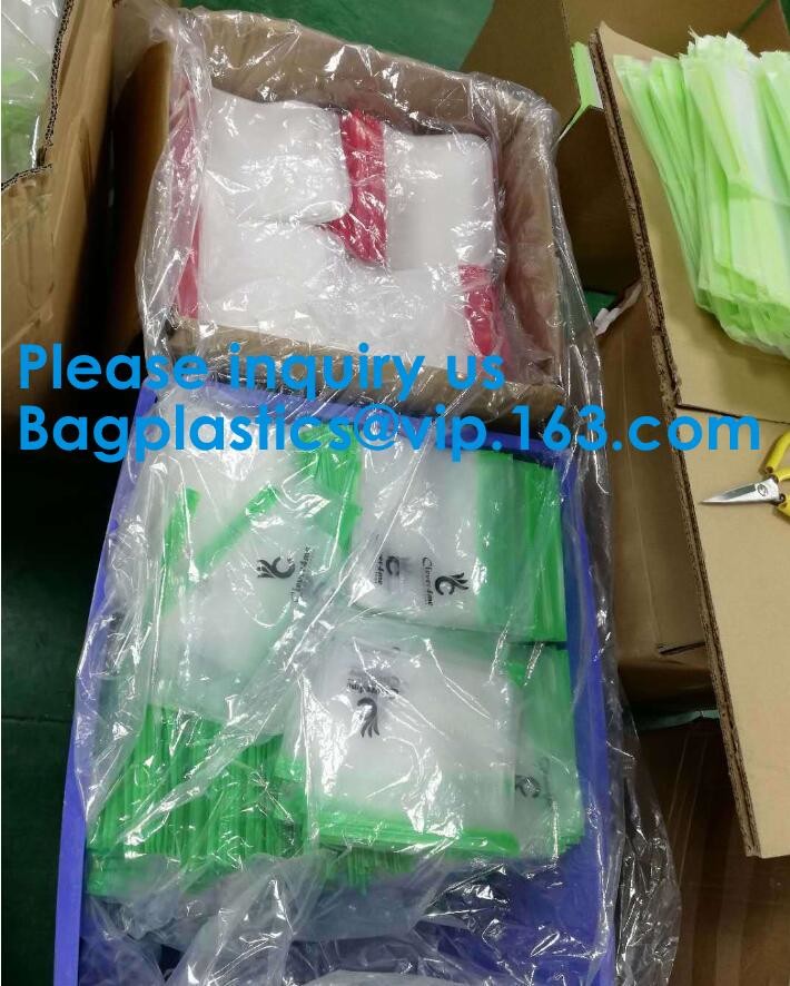 Factory Direct Environmentally Friendly Degradable Material Wearing Rope Harness Pocket PEVA Thickening Universal Packag