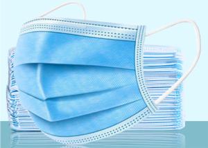 Wholesale Breathable Disposable Surgical Masks 3 Ply Non Woven Face Mask Anti Virus from china suppliers