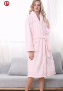 Wholesale Plus Size Women'S Plush Robe , House Extra Long Nightgowns Warm Embossed Fleece Fluffy from china suppliers
