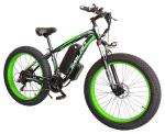 Unisex Fat Tire Electric Mountain Bike With Downtube Battery Multifunctional