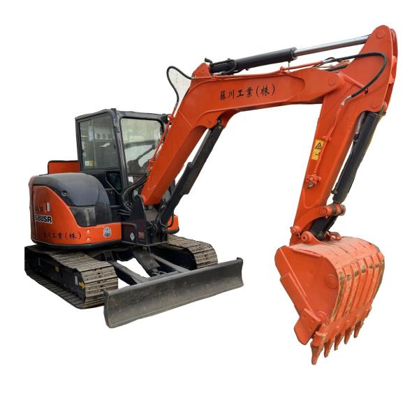 Original Hitachi ZX68USR Excavator 6380kg Caterpillar Mini Digger ZX60 Used