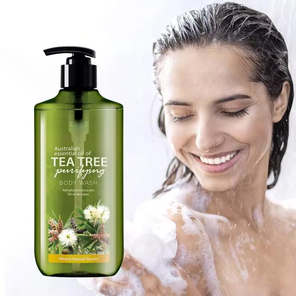 Tea Tree Oil Body Care Wash Deep Cleaning Perfumed Antibacterial Body Cleanser