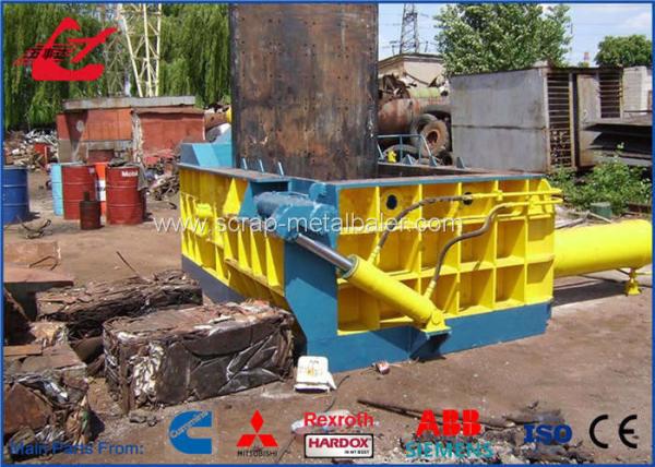 Heavy Duty Scrap Metal Baler 5-6Ton / Hour Car Bodies Baling Press 500x600mm