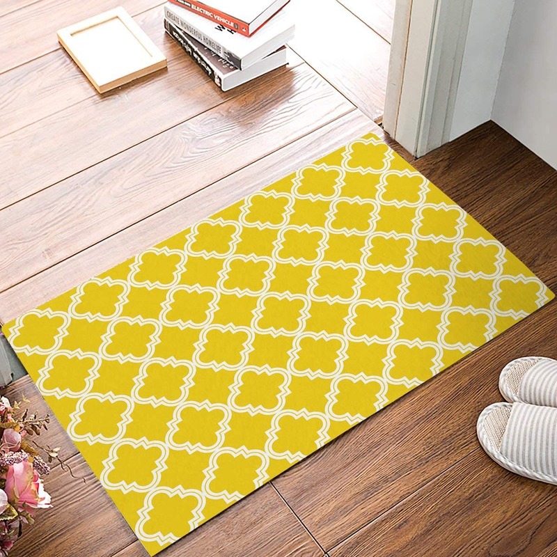Minglu BFM-012 Customer OEM Designed Rubber Non Slip Welcome Door Mats Kitchen Bath Floor Mats