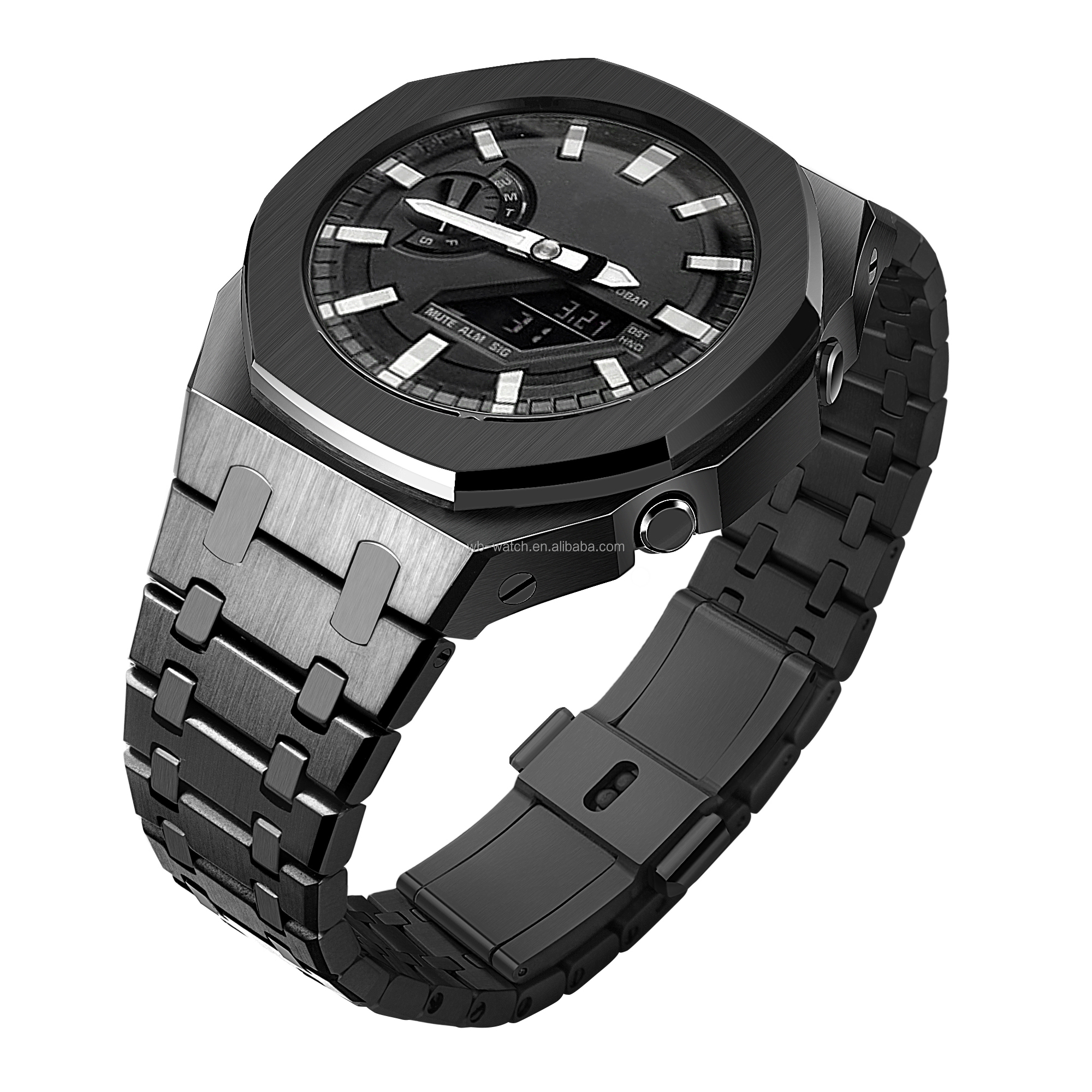 Customized Luxury Value Stainless Steel Strap for Casio G Shock Watches Modified Case