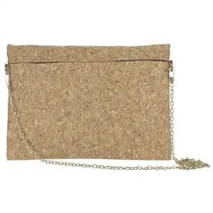 Wholesale Cotton Lining Cork Leather Purse With Chain from china suppliers