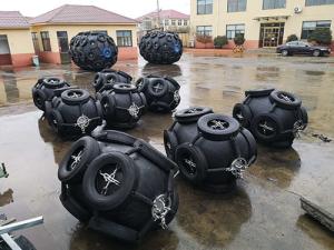 Wholesale Natural Rubber Floating Pneumatic Marine Fenders Integral Winding ISO17357 from china suppliers