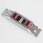 Hotel Villa Apartment Office Building 65mm Nylon Wheel UPVC Double Sliding