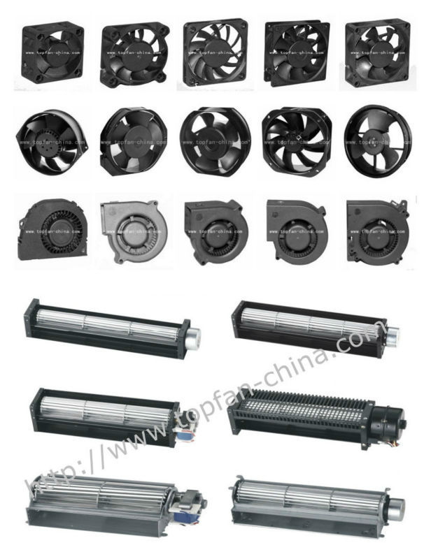 110V 220V AC Cooling Fans 120mm x 120mm x 25mm, 4.7 Inch metal frame industry exhaust fan