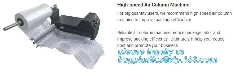 cushion pillow/air cushioning bags, inflatable beach pillow bag, toner cartridge air column bag, inflatable air bag for