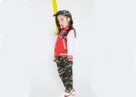 Spring / Fall Kids Girls Clothes Children'S Baseball Jackets Fashion Rubber