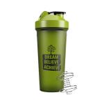 Protein Shaker Premium Gym Bottle Stainless Steel Mixer Ball Included Anti Leak