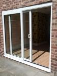 UPVC Vinyl Custom Patio French Doors Double Tempered Glass Sliding Door