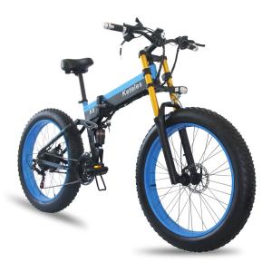 Wholesale High Quality 26x4.0 inch Fat Tire Folding E-Bike 1000W Motor 13AH Lithium Battery 21-Speed Electric Bike Drop Shipping Available from china suppliers