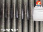 Monel 400 Embedded G Fin Tube , Base Tube ASME SB163 NO4400, Fin Material Al