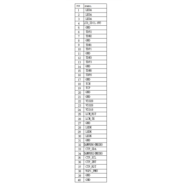 5.5 Inch IPS TFT LCD Display Module 720x1280 MIPI For Security Monitoring Systems