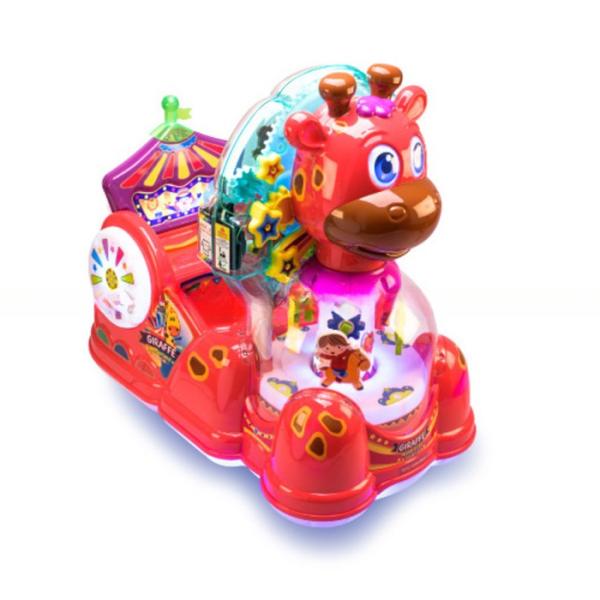 Make in China kids plastic kiddie rides wonderful deer swing machine for kids