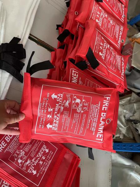 Emergency Survival Fiberglass Fire Blanket Shelter Safety Cover Ideal for The