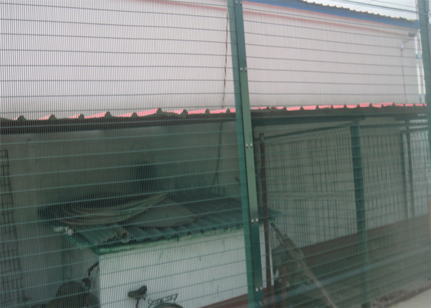 Prison Powder coated high security wire mesh fence panel 3"x0.5" x 8ga wire