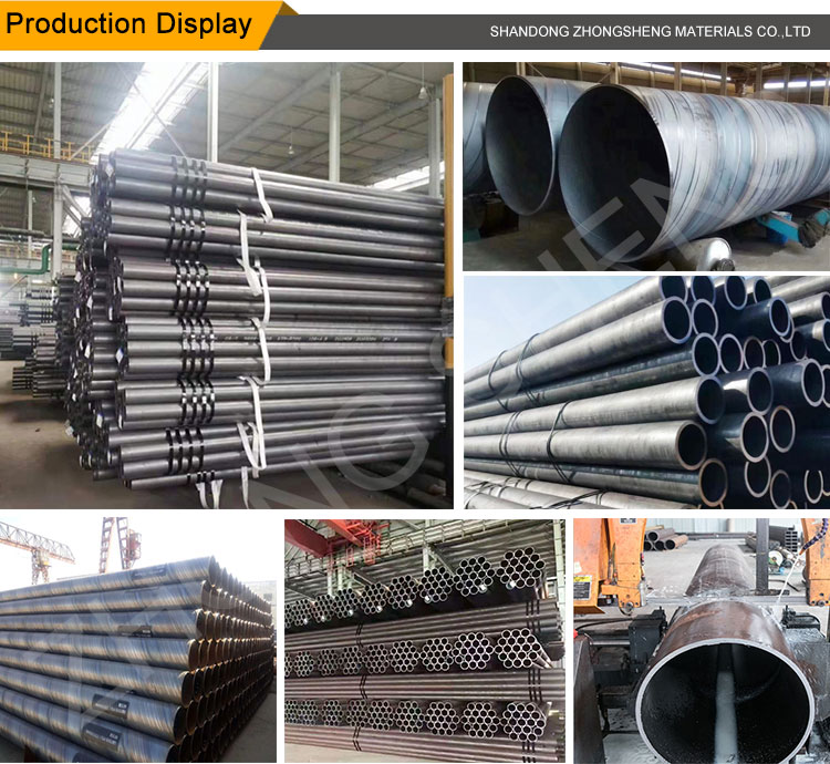 Hot Rolled Cold Rolled Erw Technology A106 A36 Round Carbon Steel Pipe 10 3048 mm Outer Diameter for and Products