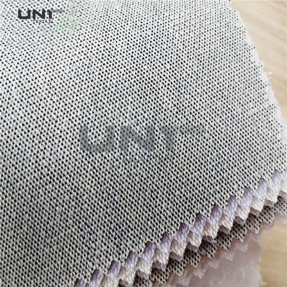 230gsm 3.5H Hand Feeling Fusible Interlining Cotton Fusing Garment Woven Rolls For Caps