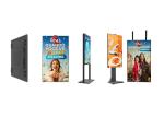 Outdoor 55 Inch Lcd Advertising Screen Floor Stand Advertising Digital Signage