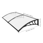 Snow Resistant Outside Door Canopy Resisting Scorching Sun House Decoration