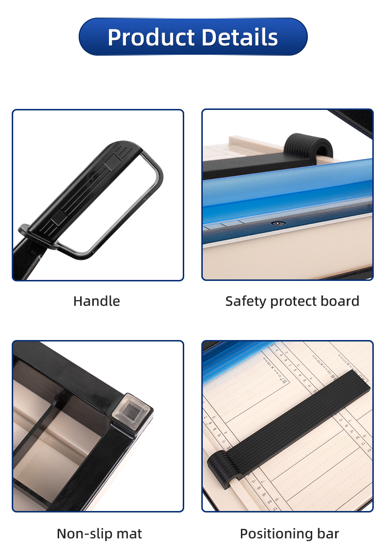 Sturdy Base A4 Manual Desktop Paper Cutter for Office Trimming Cutting size 330x240mm