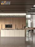 Modern Particleboard Inox Storage Industrial Stainless Steel Kitchen Cabinet