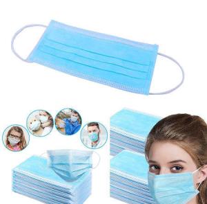 Wholesale Triple Layer Blue Earloop Medical Respirator Mask Disposable from china suppliers