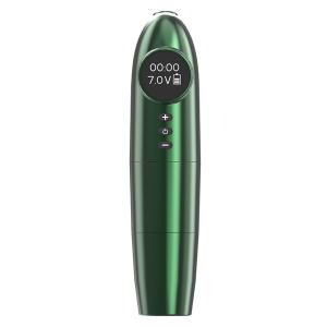 Wholesale LCD Display Rotary Tattoo Machine Wireless Green Color Professional Tattoo Gun Pen Battery Machine from china suppliers