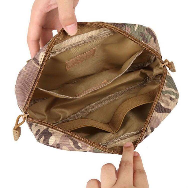 Molle Tactical Utility Pouch For Outdoor Camping Hiking 23x8x13cm