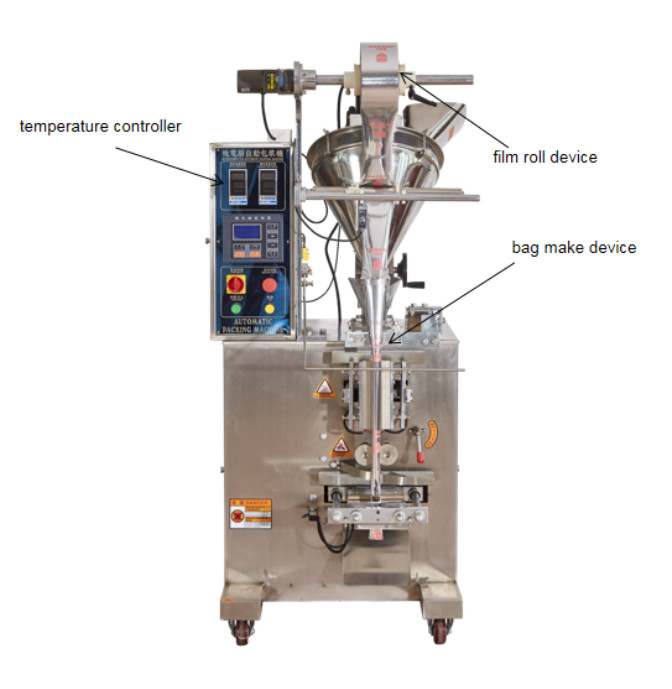 Plastic Bag Spices Powder Packing Machine Filling Sealing SUS 304