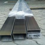 Rectangular Stainless Steel Pipe 316 410 304L AISI SS Hollow Square Tube