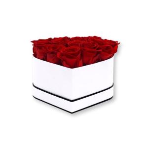 Wholesale PET Window Cardboard Flower Boxes CMYK Heart Gift Boxes from china suppliers