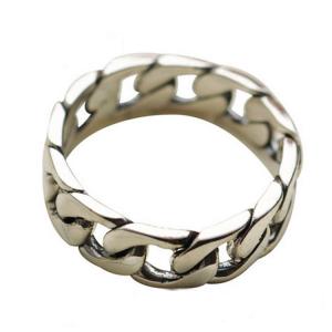 Wholesale Women and Men Sterling Silver Band Couple Ring (022236W) from china suppliers