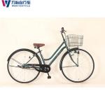 High Carbon Steel Women'S Retro Cruiser Bike 27 Inch Six Speed