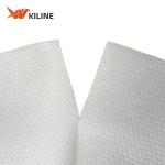 Wood Pulp & PP Disposable Cleaning Cloths Kitchen Towel Rolls White Color OEM