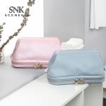 Blank Wholesale Two Zipper Luxury Cosmetic Bag High Quality Waterproof