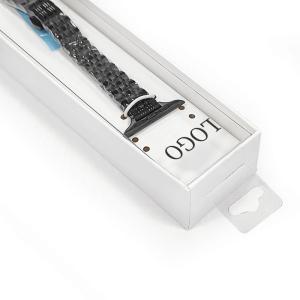 Wholesale Customized Logo Luxury Watch Strap Cardboard Packaging Box Long Watch Box Necklace Bracelet Watch Strap Gift Box from china suppliers