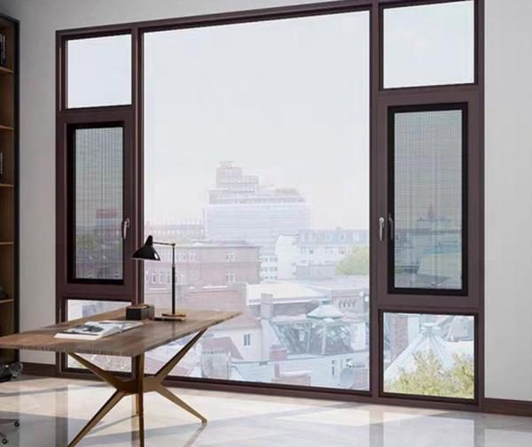 Sturdy Aluminum Tilt Turn Windows With Insulating Profiles And Corrosion