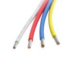 Polyester Braid Silicone Silicone Insulated Wire Multi Core Fiber Glass Pleach